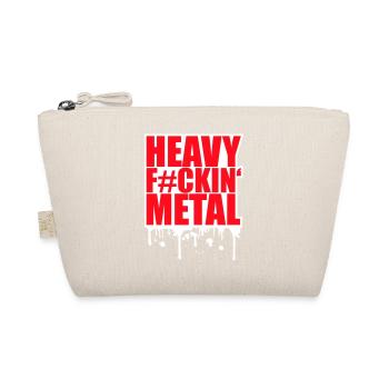 Heavy F#ckin' Metal Hard Rock Music Graffiti Spray - Organic Pouch - nature - Front