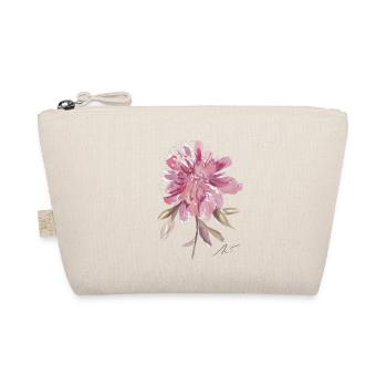 Peony Heart - Bio-Täschchen - Natur - Vorne