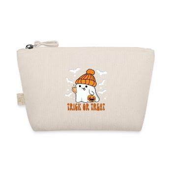 Fantôme Halloween Enfant Mignon Mignon - Trick or Treat - Trousse biologique - nature - Devant
