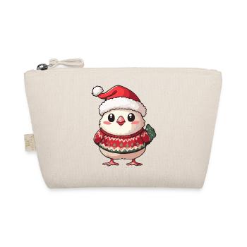 Chicken Christmas - Organic Pouch - nature - Front