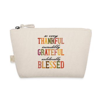 So very thankful - Organic Pouch - nature - Front