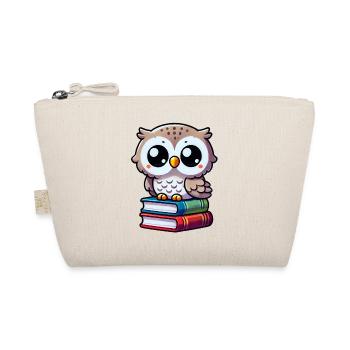 Owl on books - Organic Pouch - nature - Front