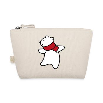 petit ours polaire mignon - Trousse biologique - nature - Devant