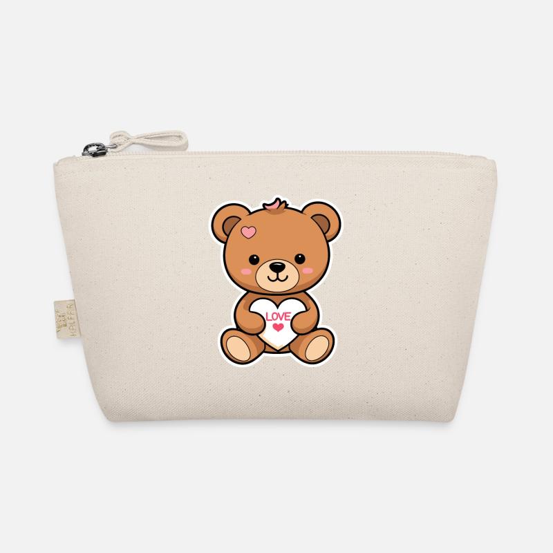 Teddy bear Organic Pouch