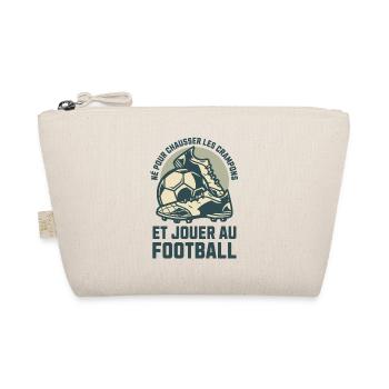 NÉ POUR JOUER AU FOOTBALL - Trousse biologique - nature - Devant
