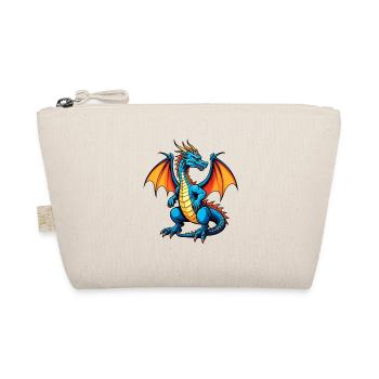Blauer Dragon - Bio-Täschchen - Natur - Vorne