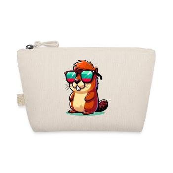 Beaver - Organic Pouch - nature - Front