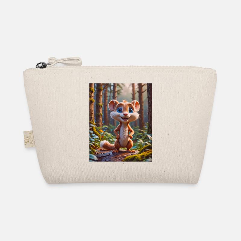 Animaux super mignons dans une forêt – belette Trousse biologique