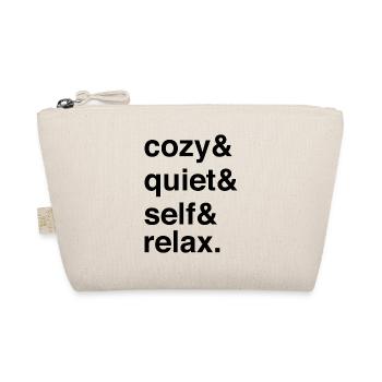 Relaxation and Self-Care for Inner Peace - Organic Pouch - nature - Front
