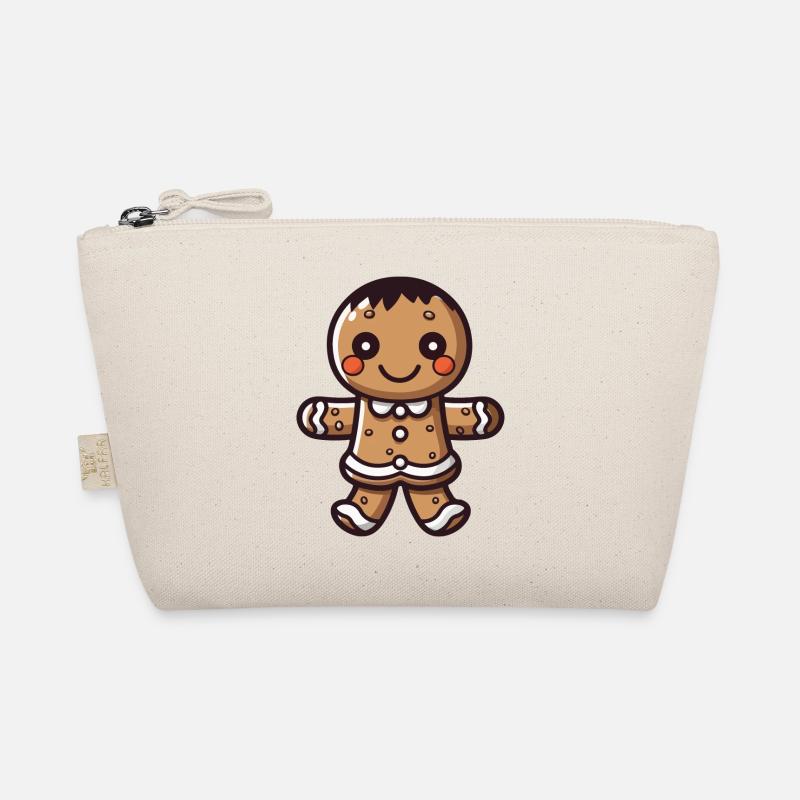 Gingerbread Boy Organic Pouch