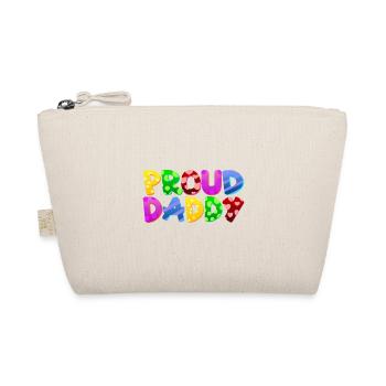 Baby Eltern Kind Geschenk Sprüche Geburt Mama Papa - Bio-Täschchen - Natur - Vorne