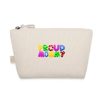 Baby Eltern Kind Geschenk Sprüche Geburt Mama Papa - Bio-Täschchen - Natur - Vorne