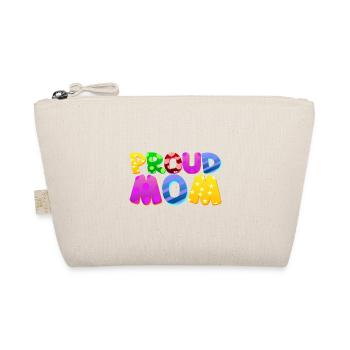 Baby Eltern Kind Geschenk Sprüche Geburt Mama Papa - Bio-Täschchen - Natur - Vorne