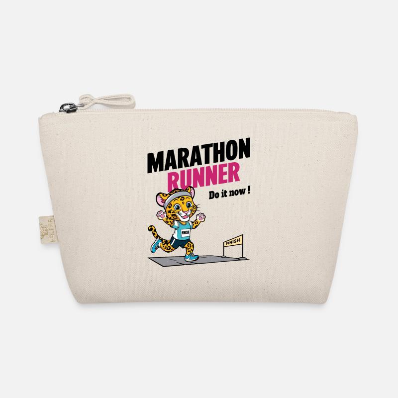 Leopard Marathon Läufer Bio-Täschchen