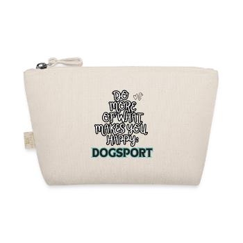 Hundesport Do more of what makes you white/gr - Bio-Täschchen - Natur - Vorne