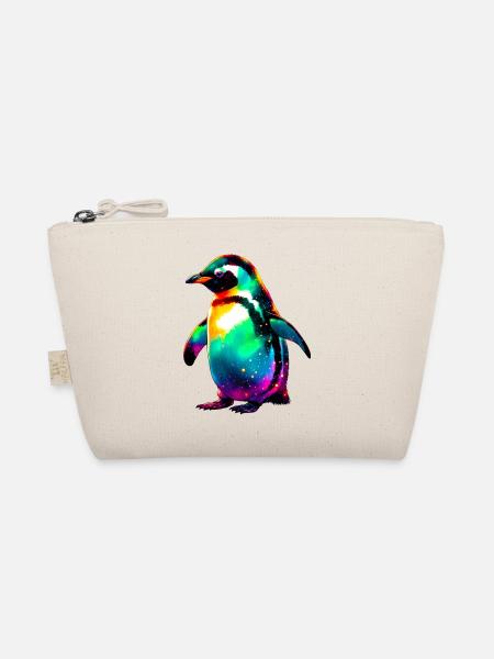 Pinguin - Bio-Täschchen - Natur
