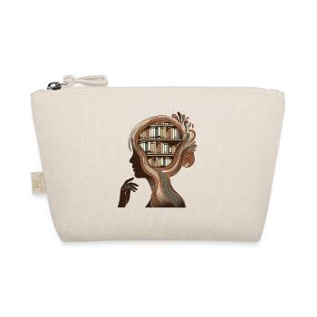 Tête de livres Illustration Pensée Connaissance - Trousse biologique - nature - Devant