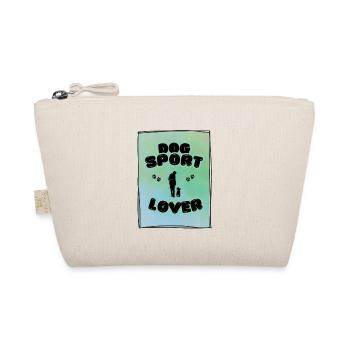Dogsport Lover turquoise - Organic Pouch - nature - Front