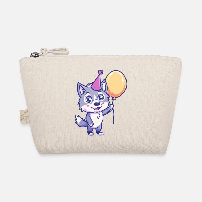 Wolf Geburtstag Comic Bio-Täschchen