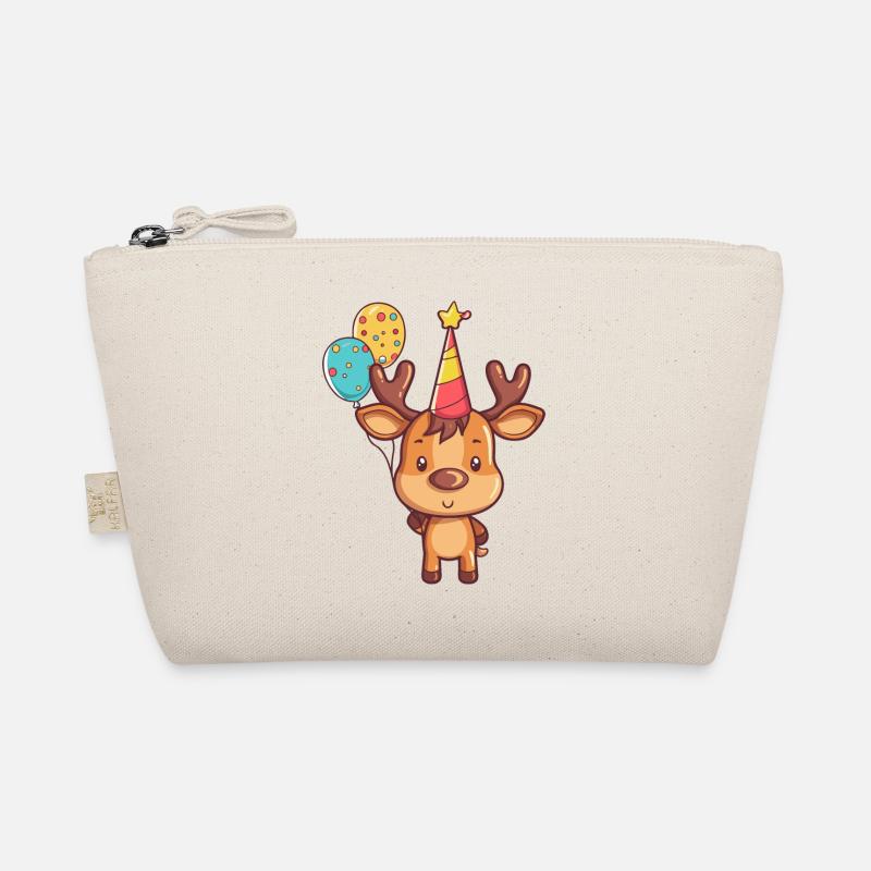 Moose Birthday Comic Cute Organic Pouch