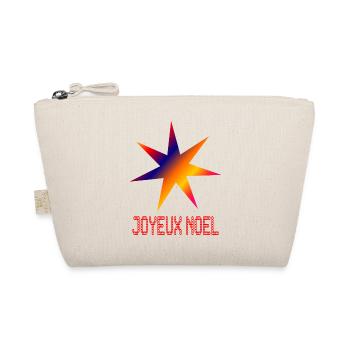 CHRISTMAS. MERRY CHRISTMAS. MERRY CHRISTMAS. SANTA CLAUS - Organic Pouch - nature - Front