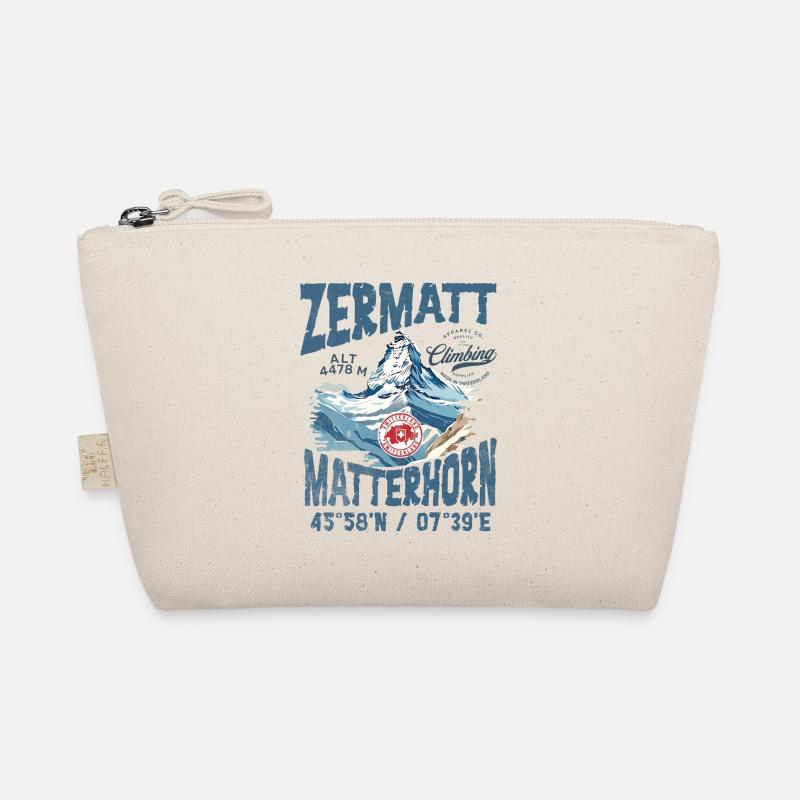 Zermatter Klettern 2 - Bio-Täschchen - Natur