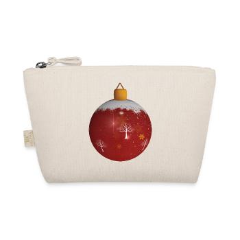 boule de noël rouge - Trousse biologique - nature - Devant