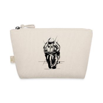 Motorrad Racing Superbike Supersport Biker Symbol - Bio-Täschchen - Natur - Vorne