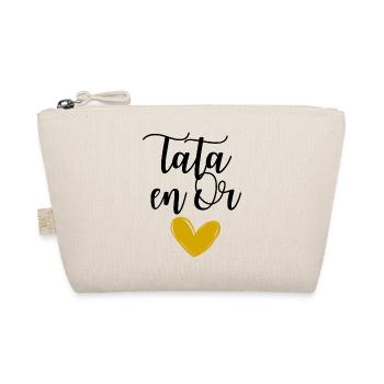 Tata en Or idée cadeau pour tante - Trousse biologique - nature - Devant
