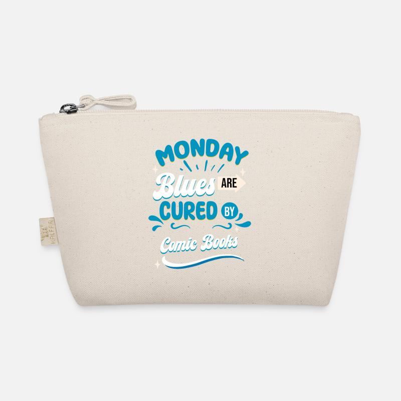 Monday Blues Are Cured By Comic Books Organic Pouch
