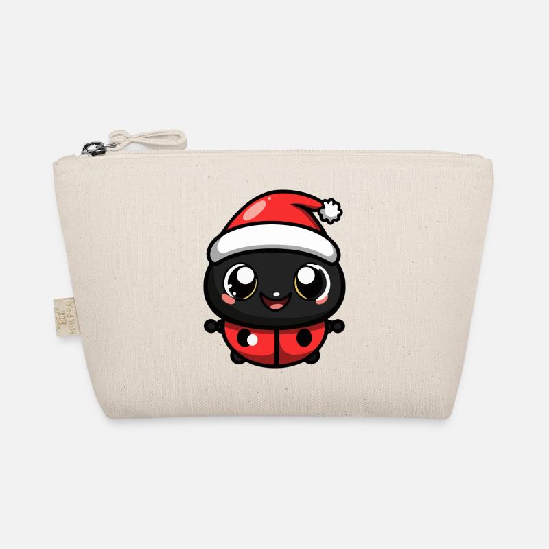 Ladybug Christmas Organic Pouch
