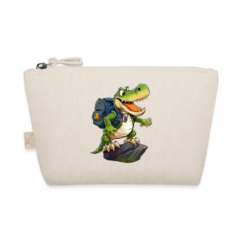 Crocodile Hiking / Mountaineering Crocodiles - Organic Pouch - nature - Front