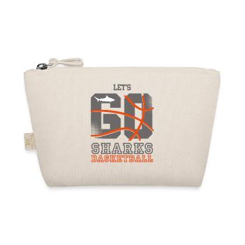 Lets go Sharks - Bio-Täschchen - Natur - Vorne