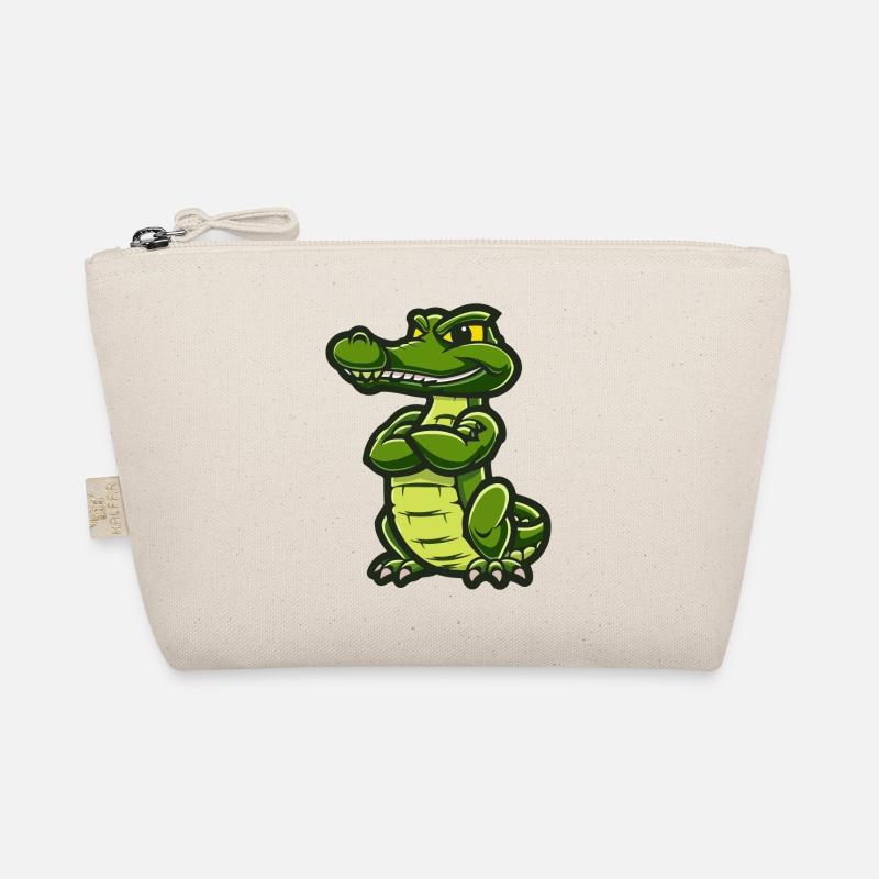 Alligator Comic - Bio-Täschchen - Natur