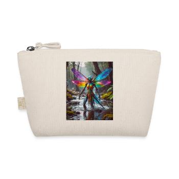 mutant monster half men half insect dark horror - Organic Pouch - nature - Front