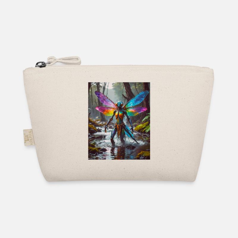 mutant monster half men half insect dark horror Organic Pouch