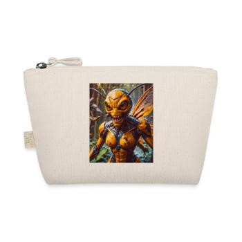 mutant monster half men half insect dark horror - Organic Pouch - nature - Front