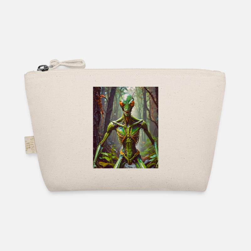 mutant monster half men half insect dark horror Organic Pouch