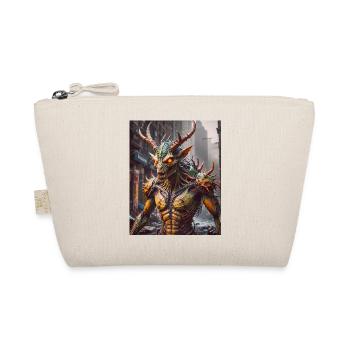 mutant monster half men half insect dark horror - Organic Pouch - nature - Front