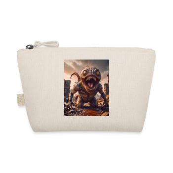 mutant monster half men half insect dark horror - Organic Pouch - nature - Front