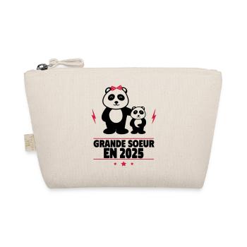 grande soeur en 2025,Drôles,Bébé, Humour - Trousse biologique - nature - Devant