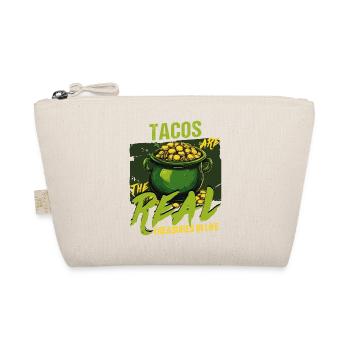 St Patricks Day Tacos Are The Real Treasures - Organic Pouch - nature - Front