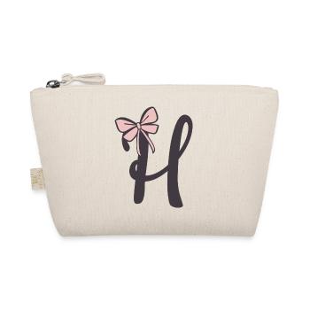 Lettre initiale H Ruban - Trousse biologique - nature - Devant
