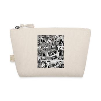 Retro Comic Newspaper Clipping– Vintage Newspaper - Organic Pouch - nature - Front