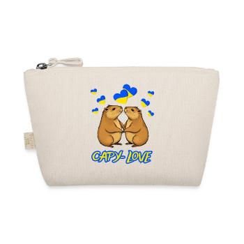 Capy - Love, Capybara - Bio-Täschchen - Natur - Vorne