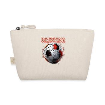 Football - rock on ! - Organic Pouch - nature - Front