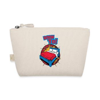 BORN TO SLEEP Bed - Late Riser Snoring - Organic Pouch - nature - Front