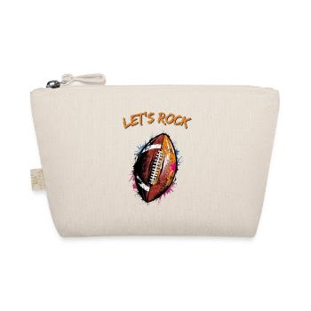 Football Lets Rock - Sportler - Bio-Täschchen - Natur - Vorne
