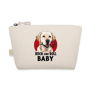 Rock And Roll Baby Hund - Bio-Täschchen - Natur - Vorne