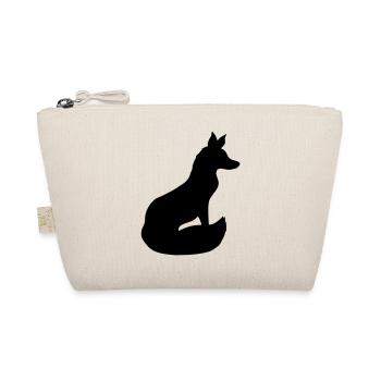 Fuchs Rotfuchs Wildes Tier Silhouette Umriss Cool - Bio-Täschchen - Natur - Vorne